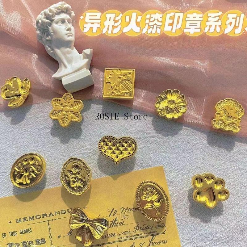 Wax Seal Stamp Kit - 3D Metal Wax Seal Stamp Retro