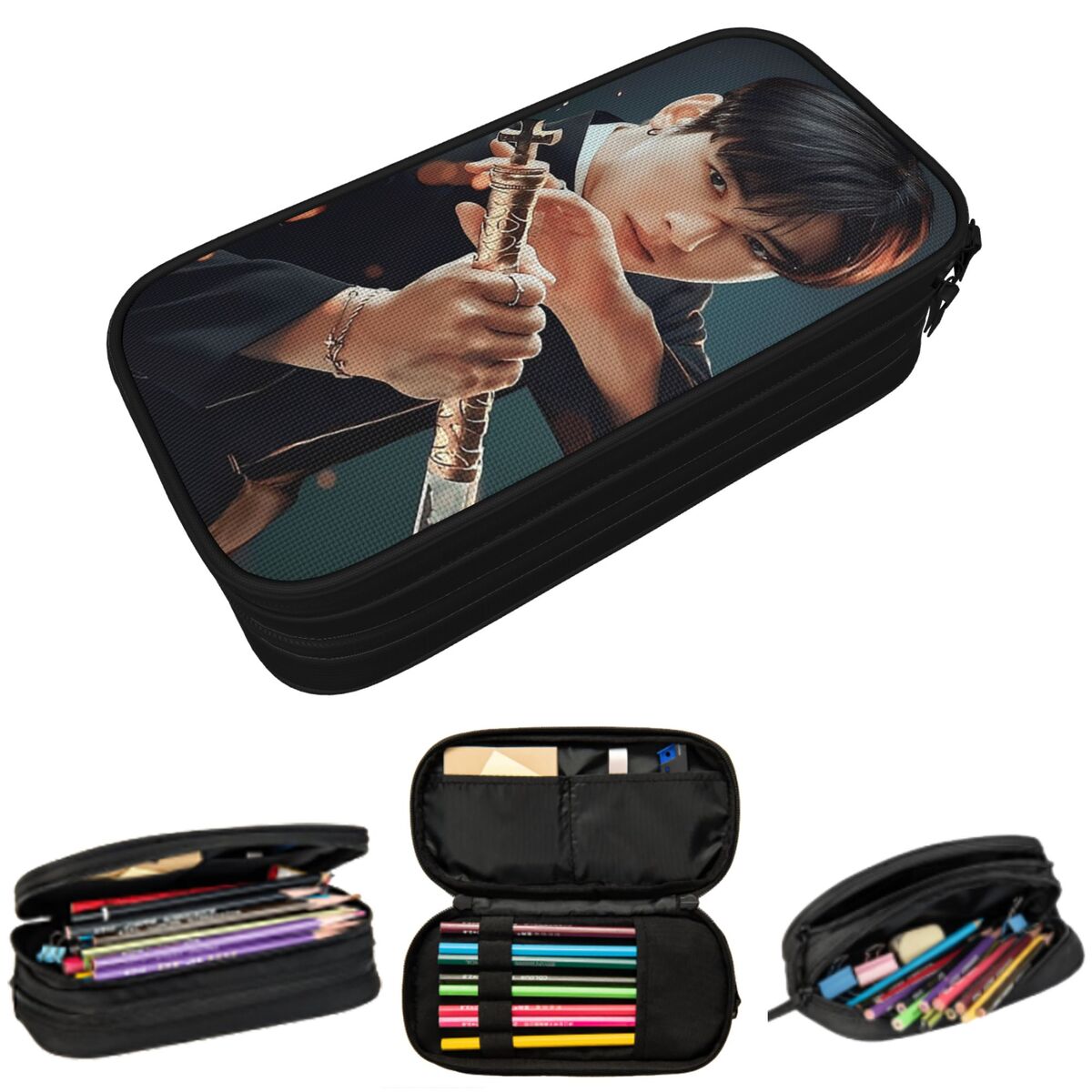 Cha Eunwoo Pencil Case for Boy - огляд і ціна Stationery And Office Supply Chain