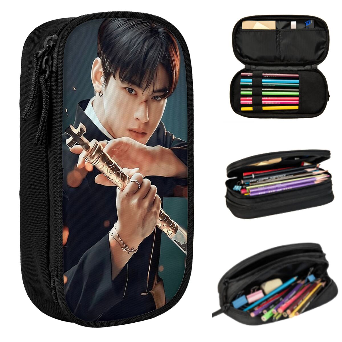 Cha Eunwoo Pencil Case for Boy - огляд і ціна Stationery And Office Supply Chain