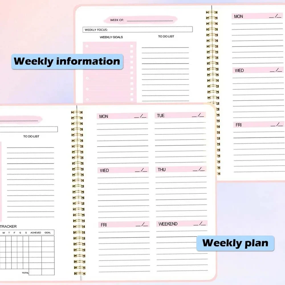 A5 Weekly Planner Coil Daily P - огляд і ціна Planner Weekly Budget