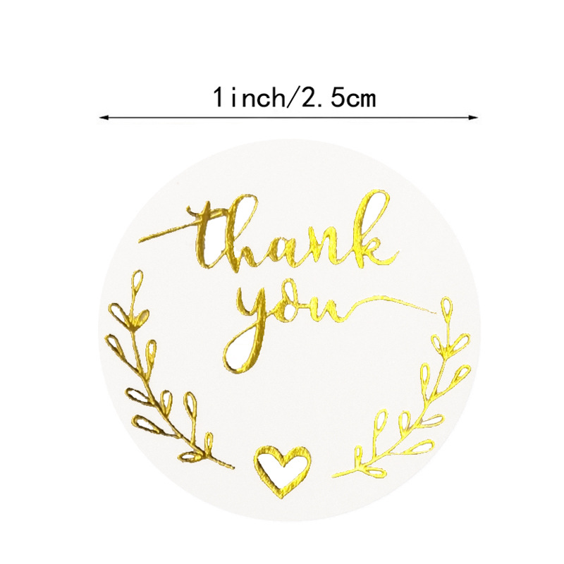 100-500pcs Gold Thank You Stic - огляд і ціна Stationery Supplies Business