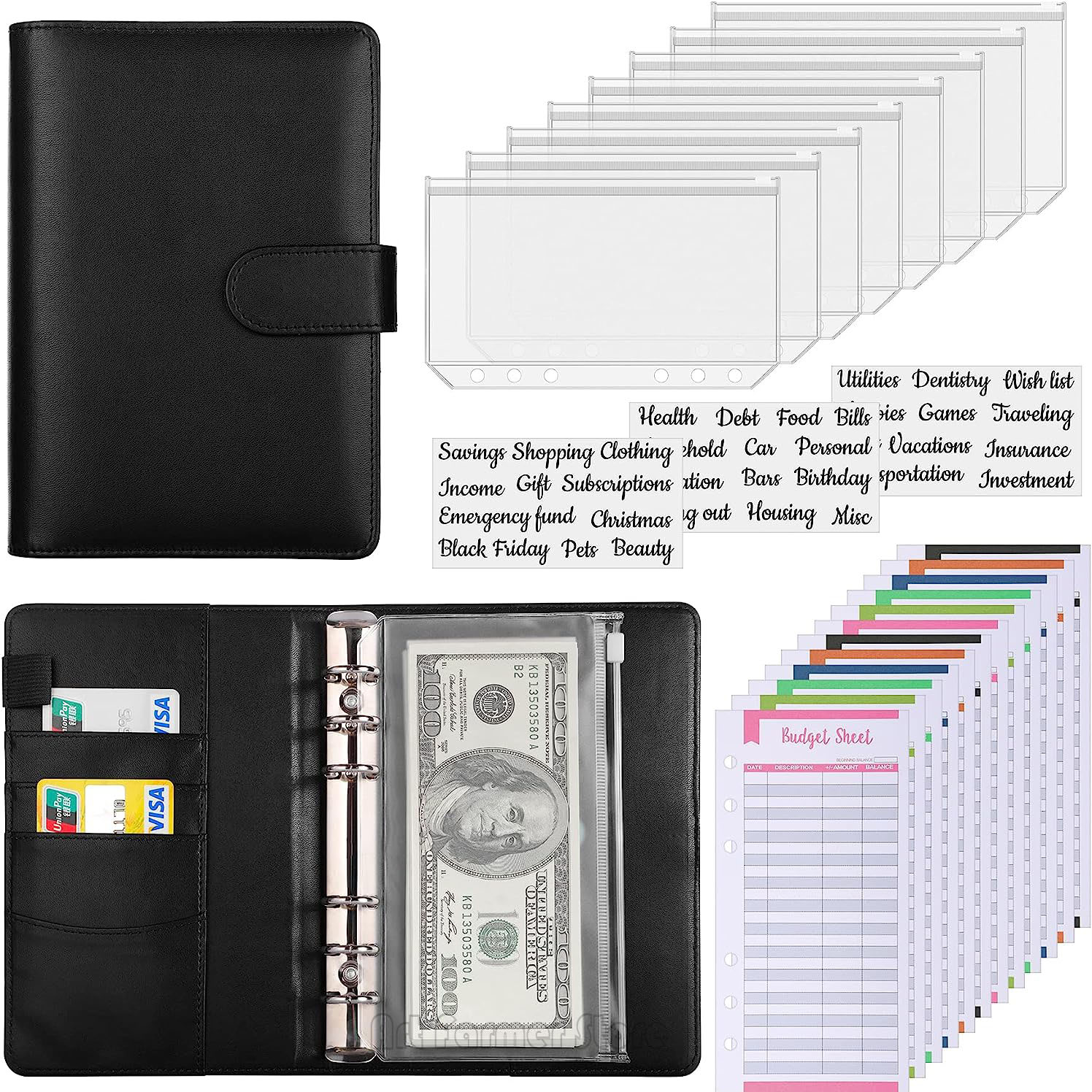 A6 Budget Binder with Cash Env - огляд і ціна Planner Weekly Budget