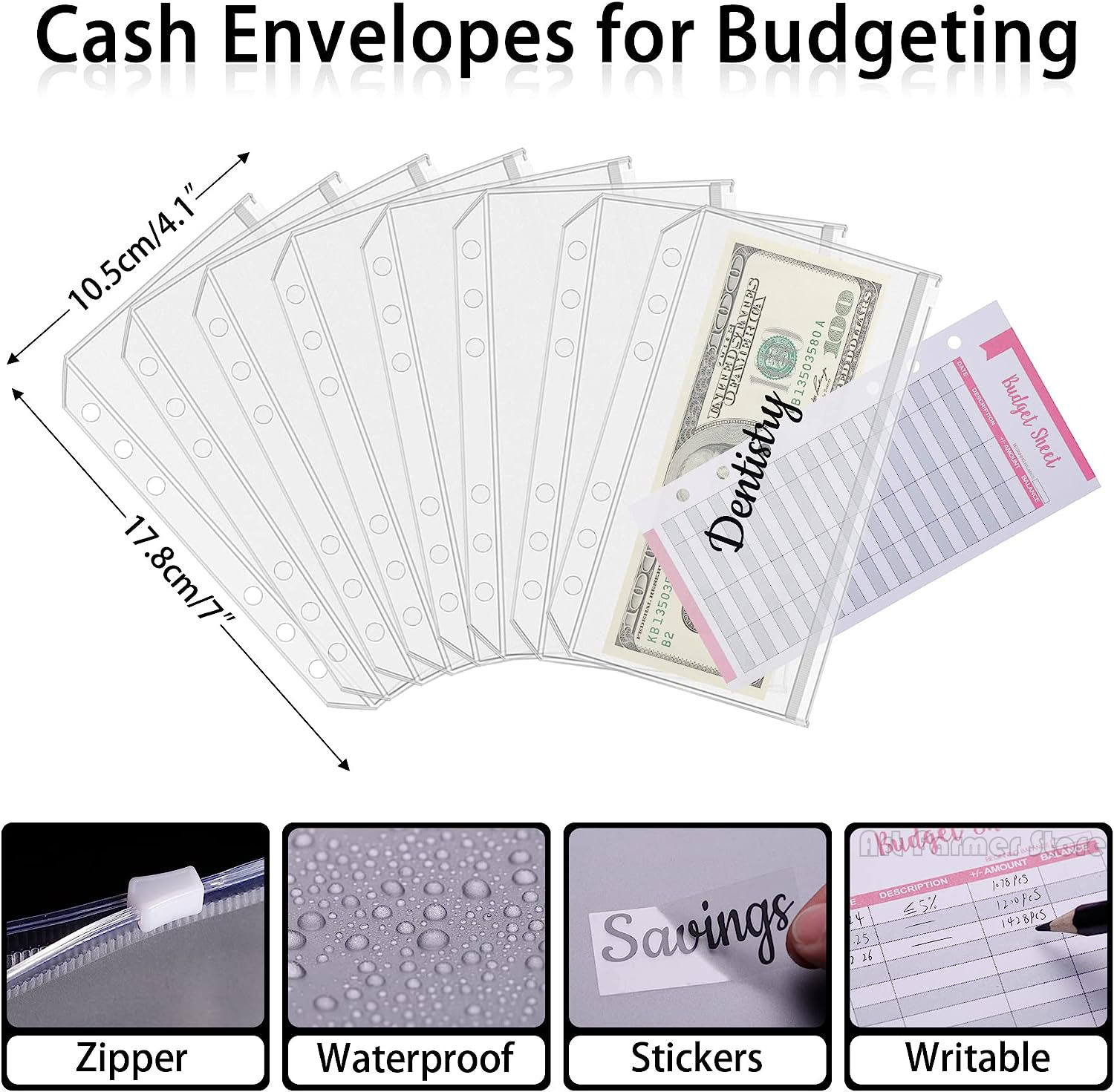 A6 Budget Binder with Cash Env - огляд і ціна Planner Weekly Budget