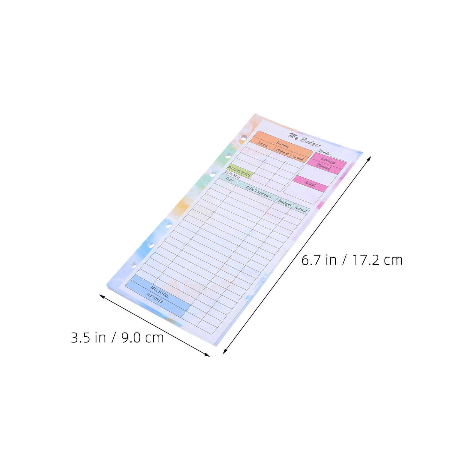 28Sheets A6 Planner Refillable - огляд і ціна Planner Weekly Budget