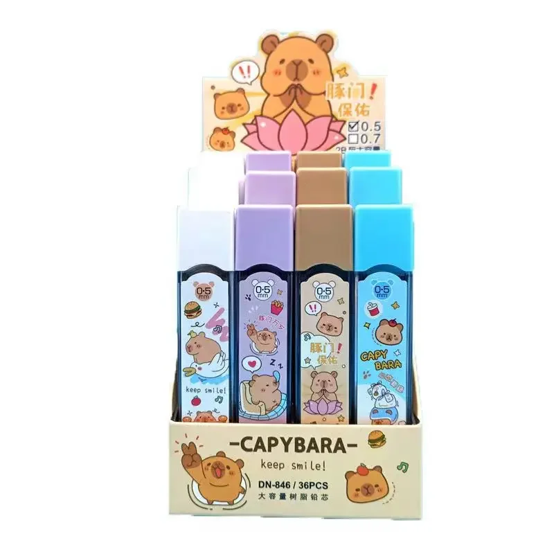 80Pcs/Box Capybara 0.5mm Cute  - огляд і ціна Mechanical Pencil Lead
