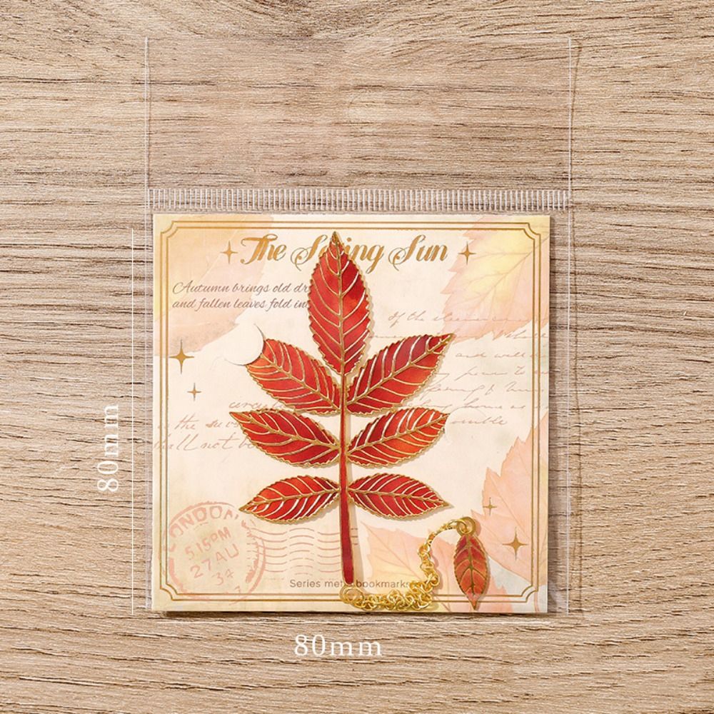 Metal Leaves Bronzing Bookmark - огляд і ціна Stationery And Office Supply Chain