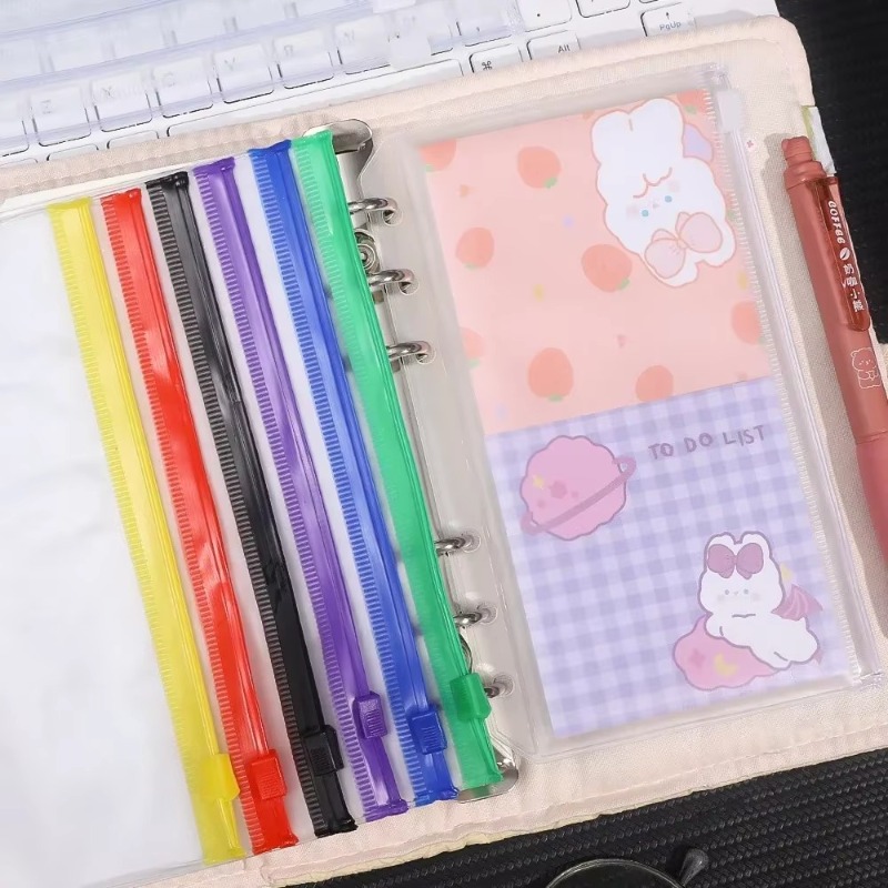 2-12Pcs Clear A6 6-Hole Binder - огляд і ціна Planner Weekly Budget