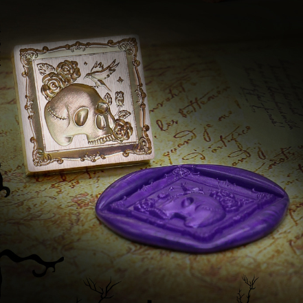 Halloween Series Embossed Patt - огляд і ціна Wax Seal Stamp Kit