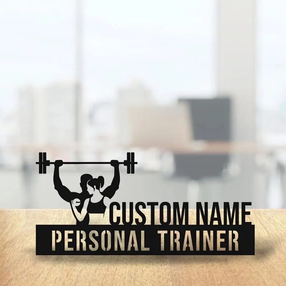 Custom Engraved Personal Train - огляд і ціна Desk Name Plate