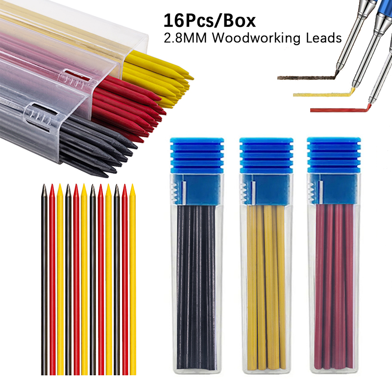 16pcs/Box 2.8mm 2B Solid Carpe - огляд і ціна Mechanical Pencil Lead