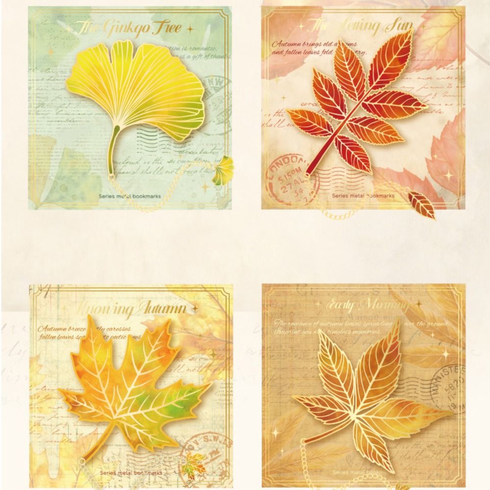 Metal Leaves Bronzing Bookmark - огляд і ціна Stationery And Office Supply Chain