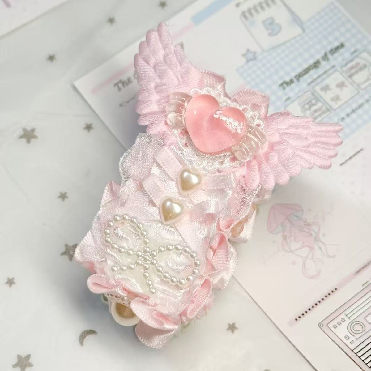 Cute Pink Mini Stapler Creamy  - огляд і ціна Stationery And Office Supply Chain