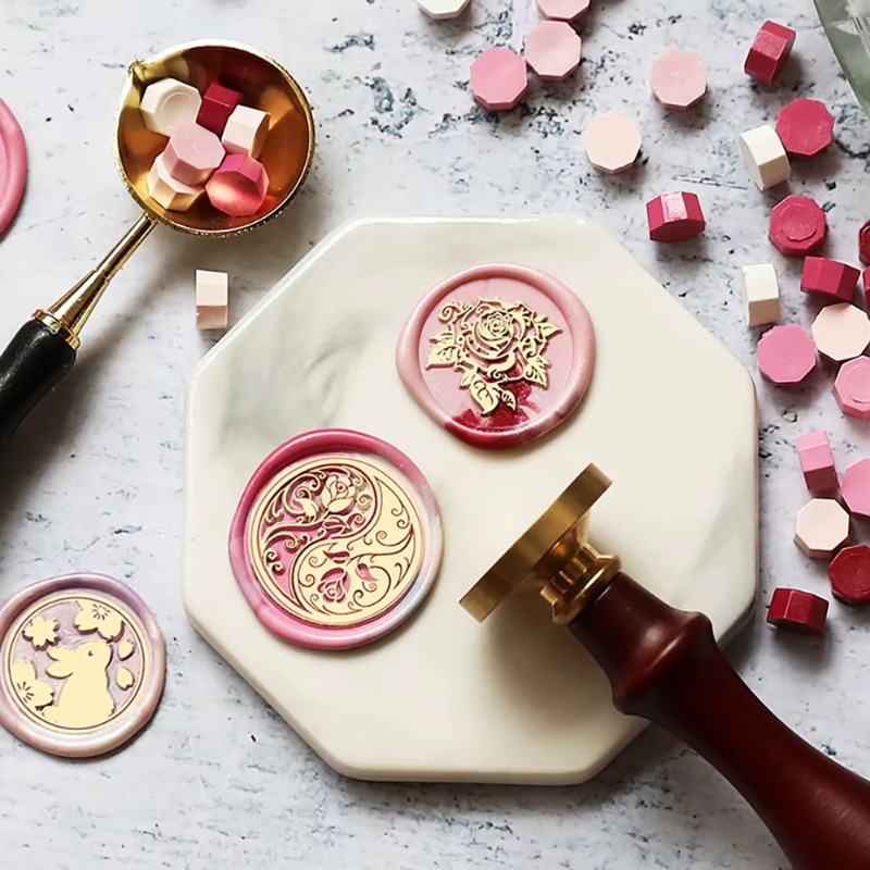 9 Wax Seals+1 Handle, Wax Seal - огляд і ціна Wax Seal Stamp Kit