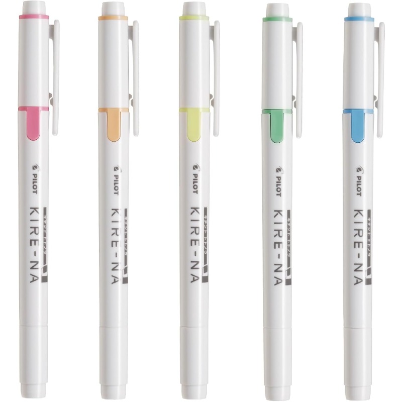 PILOT KIRE-NA Highlighter Pen  - огляд і ціна Highlighter Set Pastel