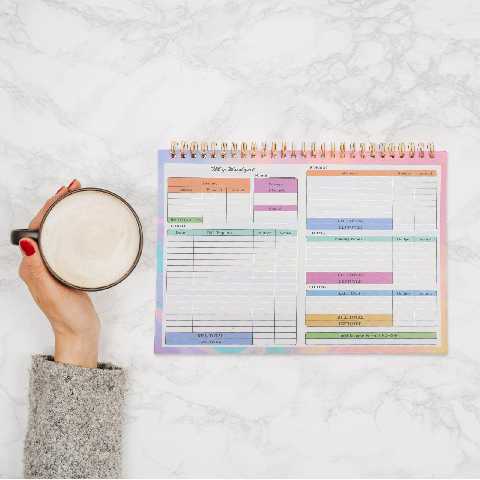 B5 Daily Weekly Financial Ledg - огляд і ціна Planner Weekly Budget