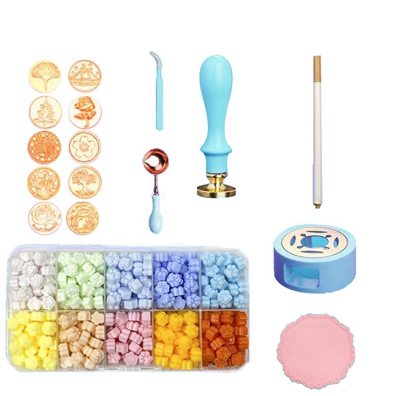 DT38 Wax Seal Stamp Kit 17Pcs, - огляд і ціна Wax Seal Stamp Kit