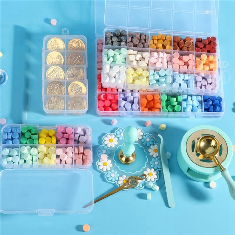 DT38 Wax Seal Stamp Kit 17Pcs, - огляд і ціна Wax Seal Stamp Kit