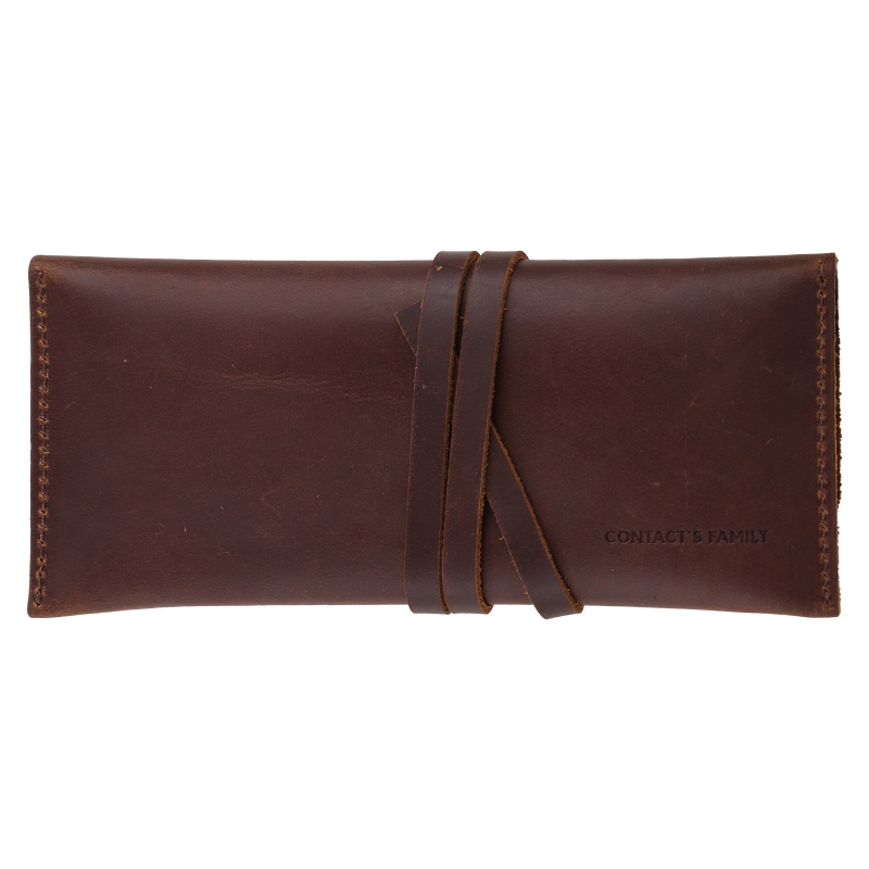 Handmade Cowhide Leather Pen B - огляд і ціна Pen Pouch Roll