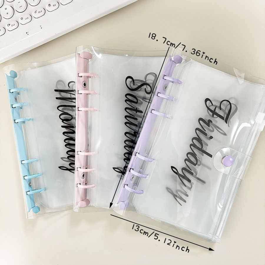 SKYSONIC 1 Set A6 Macarone Bin - огляд і ціна Planner Weekly Budget
