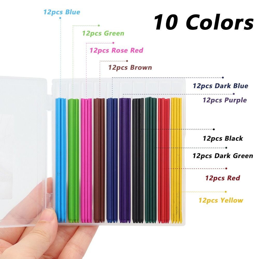 120pcs 2.0mm Lead Pencil Refil - огляд і ціна Mechanical Pencil Lead