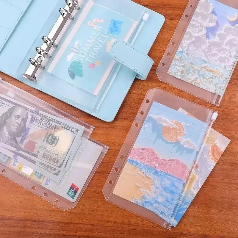 6/12/18pcs A6 A7 6-Hole Zipper - огляд і ціна Planner Weekly Budget
