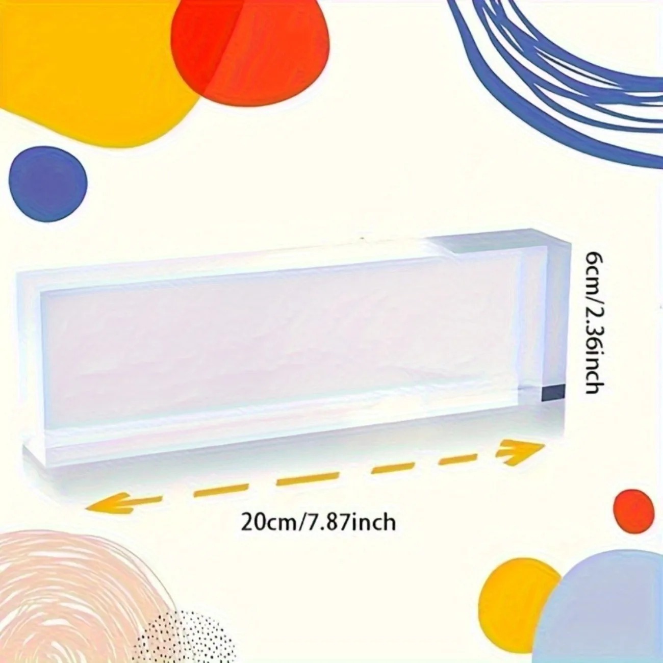 1PC Personalized Floral Acryli - огляд і ціна Desk Name Plate
