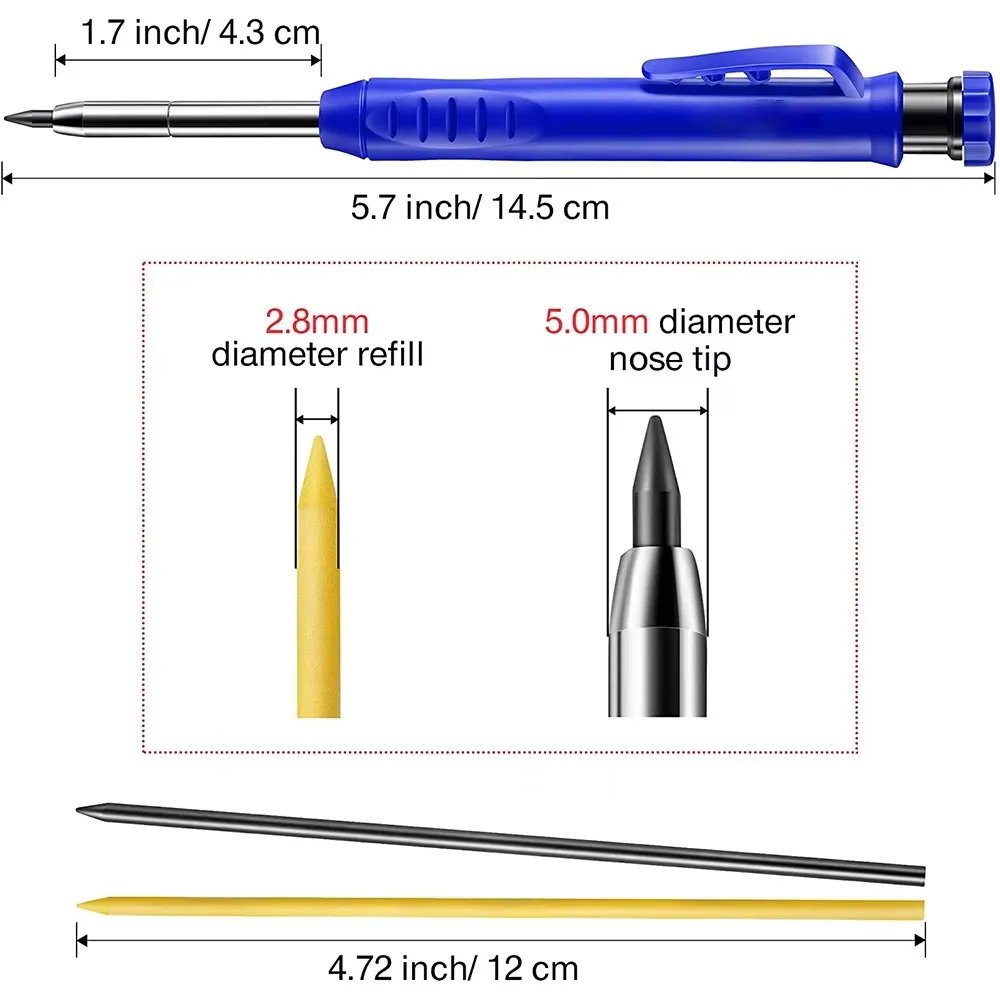 Solid Carpenter Pencil Set Woo - огляд і ціна Mechanical Pencil Lead
