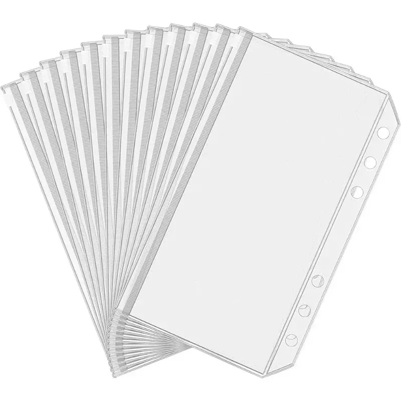6-24PCS A6 6-Hole Zipper Binde - огляд і ціна Planner Weekly Budget
