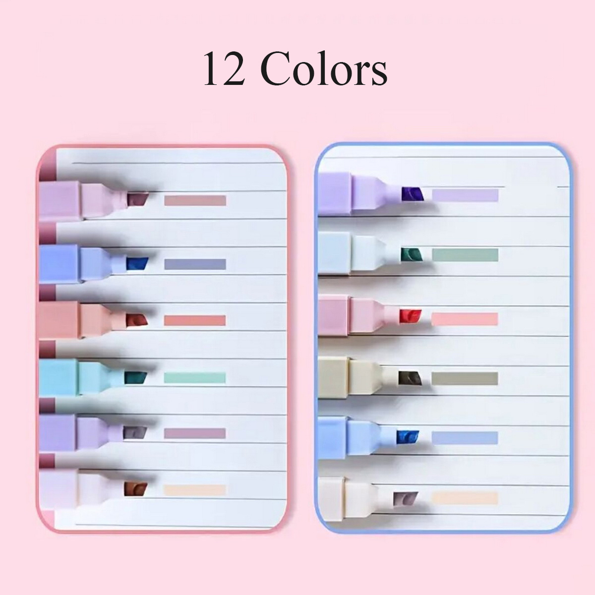 6/12pcs Assorted Color Highlig - огляд і ціна Highlighter Set Pastel
