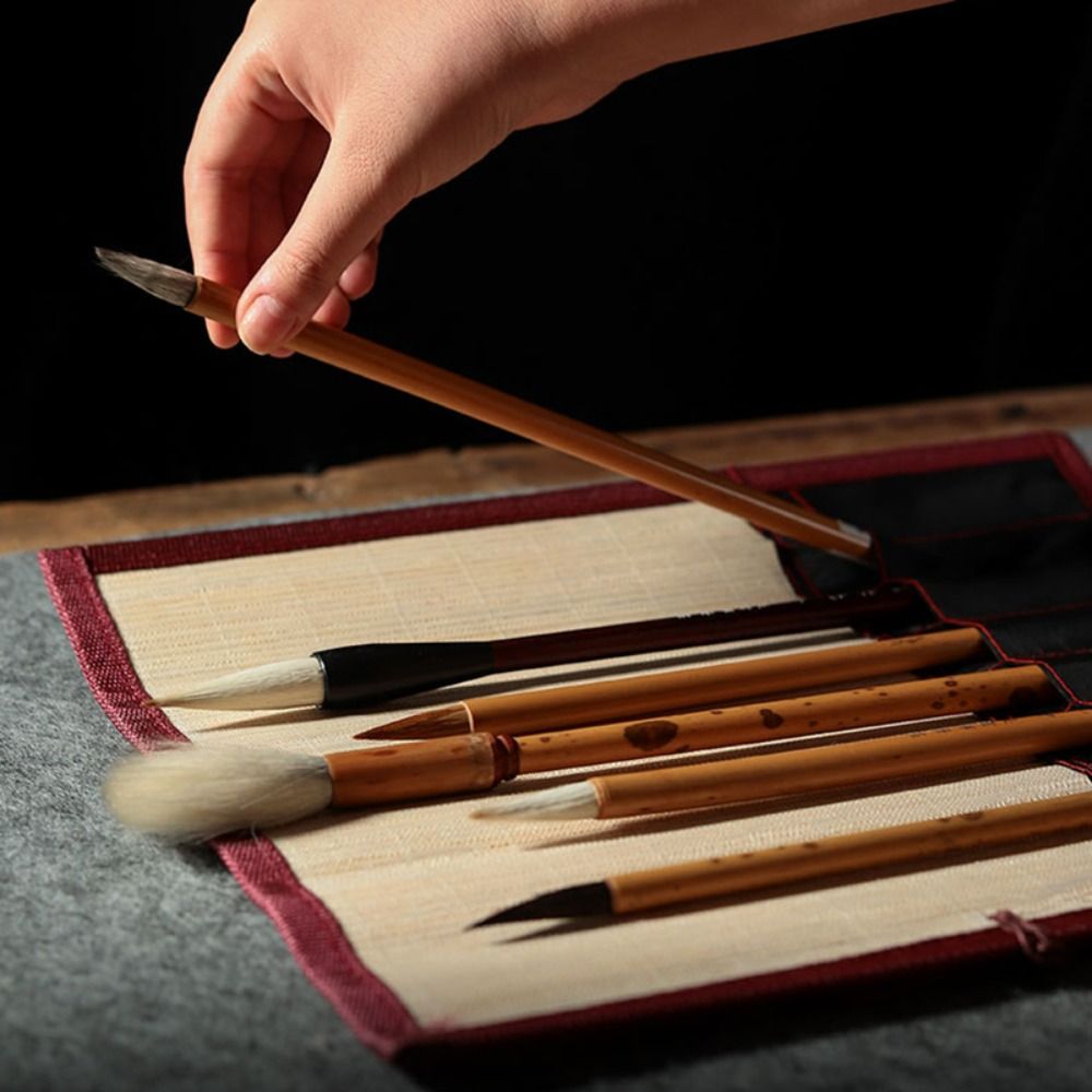 High Quality Bamboo Painting B - огляд і ціна Pen Pouch Roll
