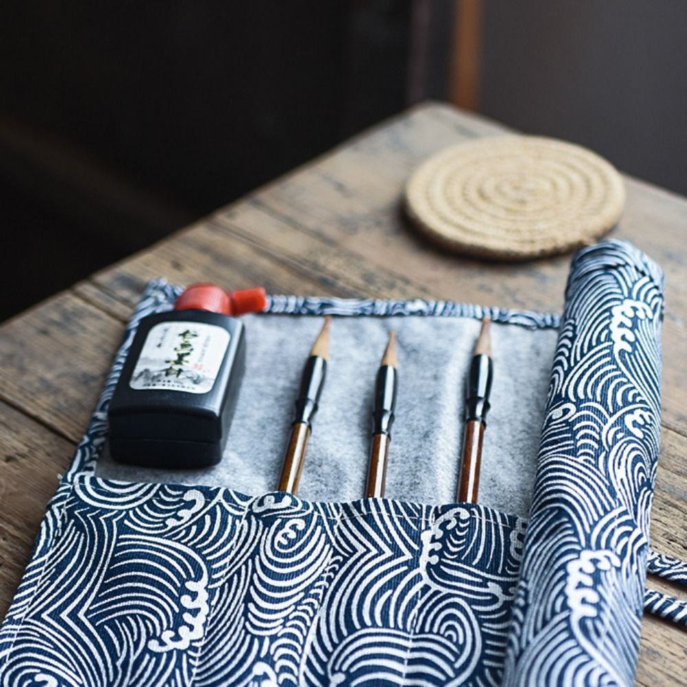 Chinese Style Roll Pen Curtain - огляд і ціна Pen Pouch Roll