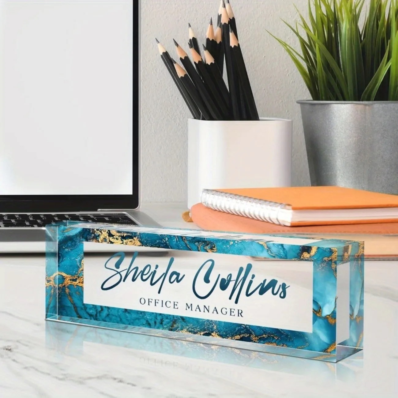 [2D Flat] Funny Custom Acrylic - огляд і ціна Desk Name Plate