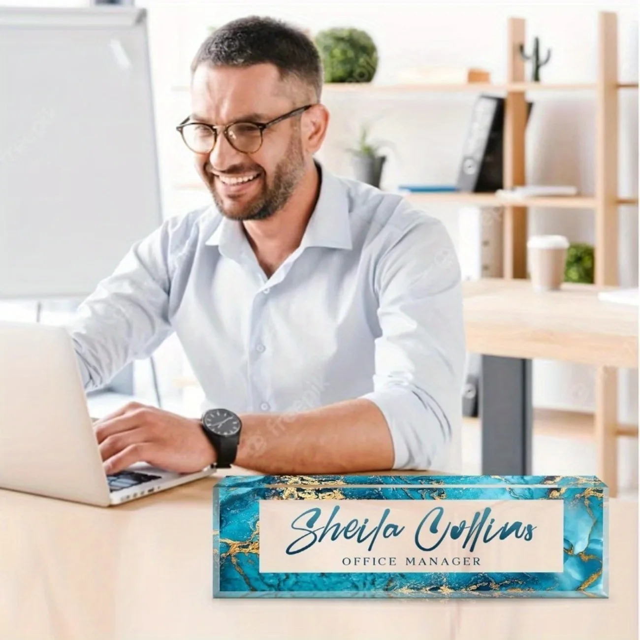 [2D Flat] Funny Custom Acrylic - огляд і ціна Desk Name Plate
