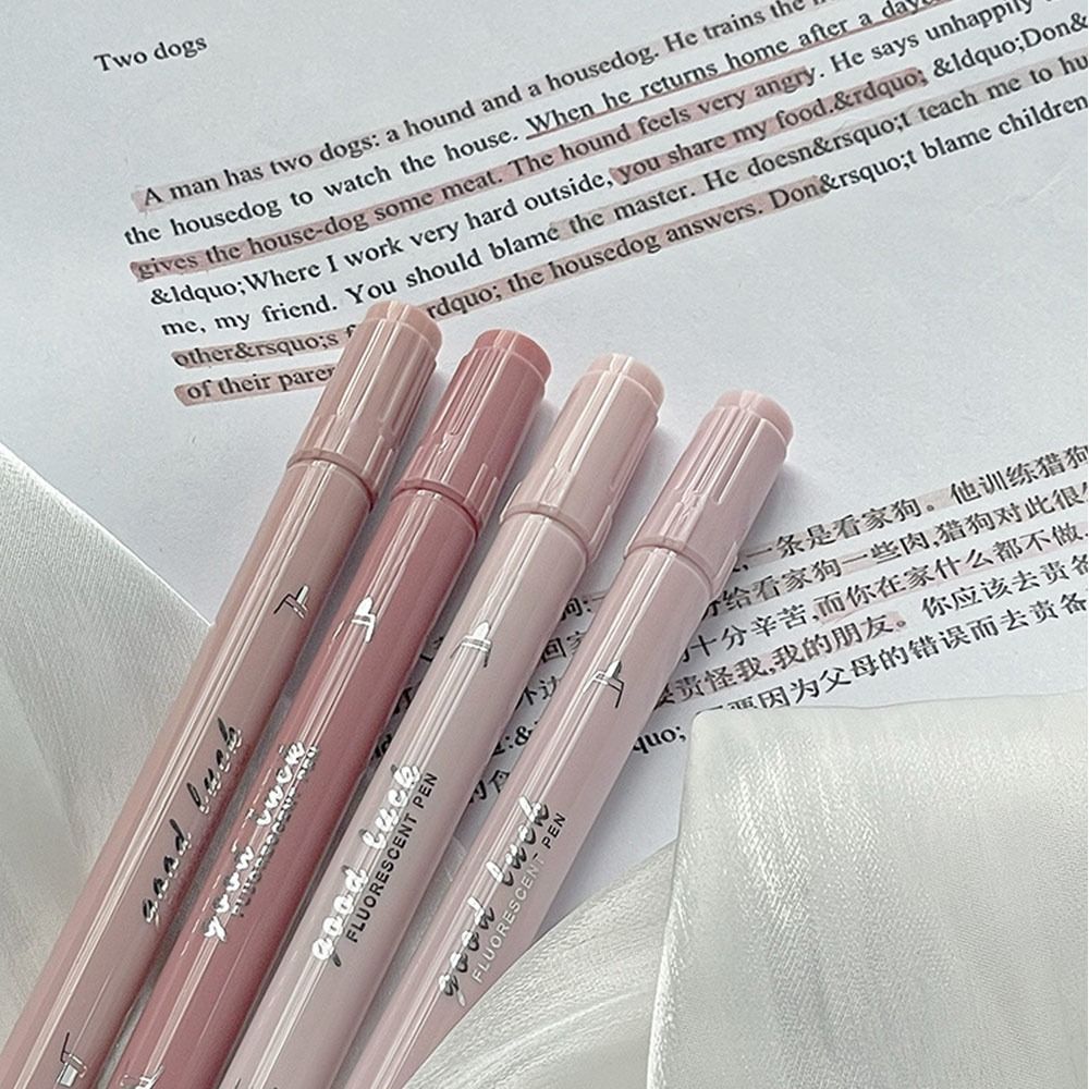 4Colors Double Head Fluorescen - огляд і ціна Highlighter Set Pastel