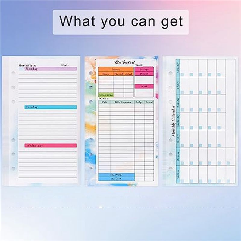 N36R-2 Set A6 Budget Planner R - огляд і ціна Planner Weekly Budget