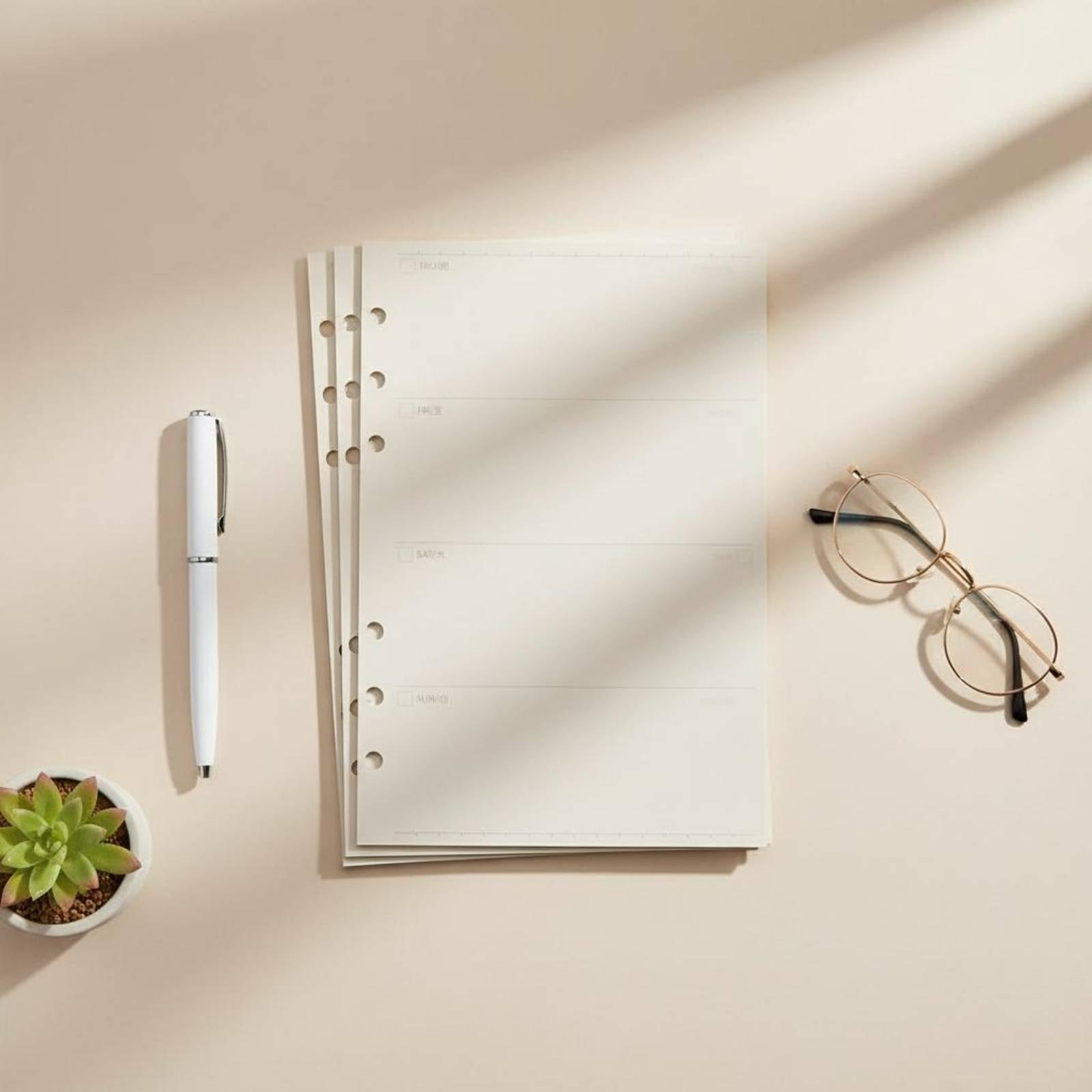 Loose Leaf Refill Standard Bin - огляд і ціна Planner Weekly Budget