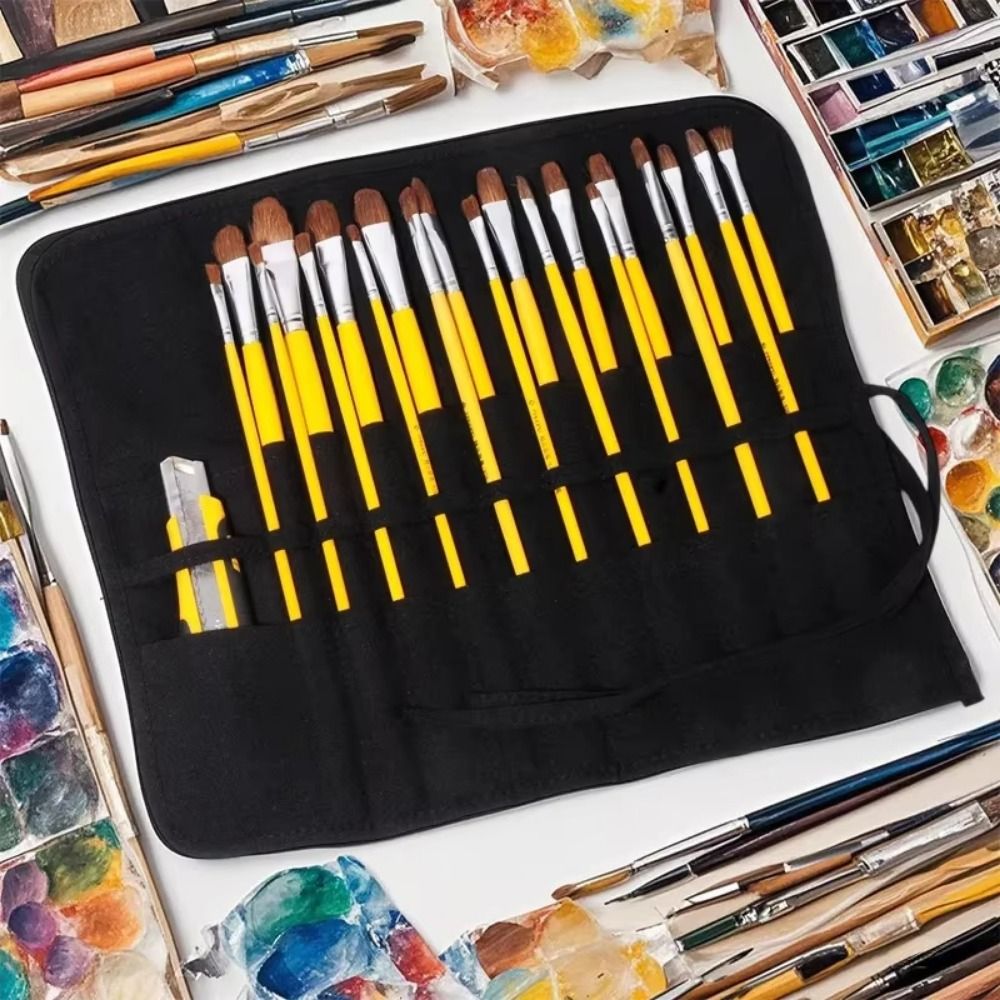 30 Slots Painting Brushes Stor - огляд і ціна Pen Pouch Roll