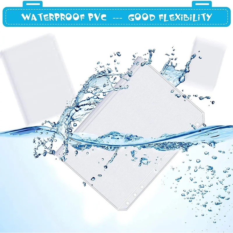 6-30PCS Binder Pockets A6 6-Ho - огляд і ціна Planner Weekly Budget