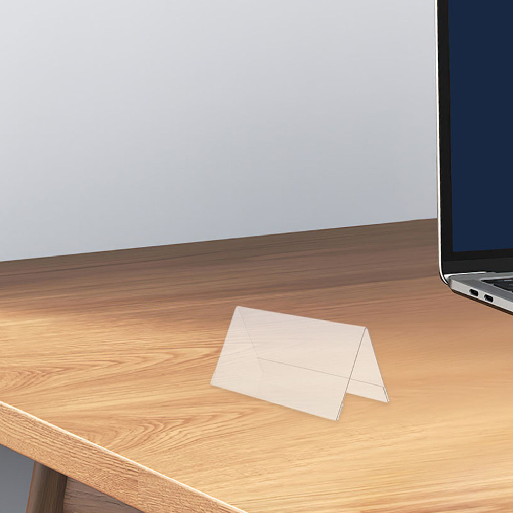 10Pcs Acrylic Name Plate Holde - огляд і ціна Desk Name Plate